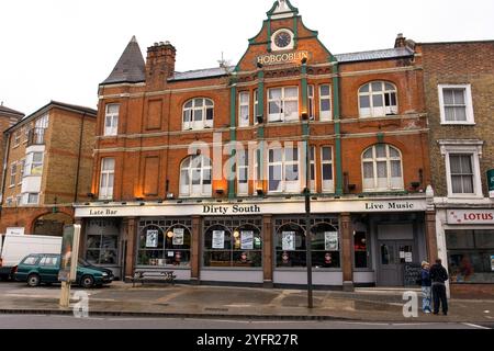 Dirty South Pub und Veranstaltungsort für Live-Musik, Lewisham, London, England, Großbritannien. Stockfoto