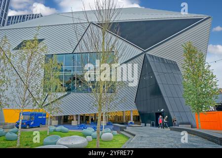 Aviva Arena und Konzerthalle im Stadtzentrum von Manchester, England. Stockfoto