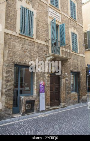 Casa Rossini, Heimat und Geburtsort von Gioachino Rossini, Pesaro, Region Marken, Italien, Europa Stockfoto