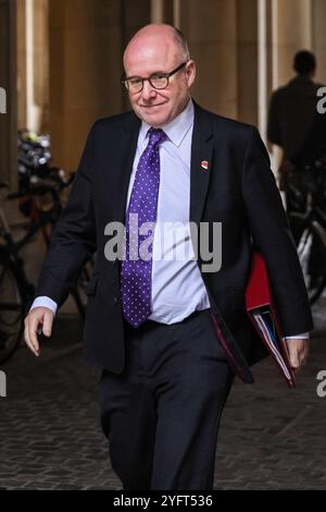 London, Großbritannien. November 2024. Richard Hermer, Generalstaatsanwalt. Die Minister nehmen an der Kabinettssitzung der Regierung in Downing Street, London, UK, Teil. Credit: Imageplotter/Alamy Live News Stockfoto