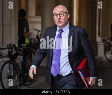 London, Großbritannien. November 2024. Richard Hermer, Generalstaatsanwalt. Die Minister nehmen an der Kabinettssitzung der Regierung in Downing Street, London, UK, Teil. Credit: Imageplotter/Alamy Live News Stockfoto