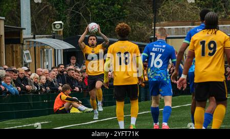 Rushall Olympic gegen Accrington Stanley FA Cup erste Runde Stockfoto