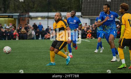 Rushall Olympic gegen Accrington Stanley FA Cup erste Runde Stockfoto