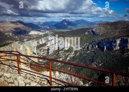 Großer Canyon des Verdon-Flusses, in den Alpen der Provence, Südfrankreich Stockfoto