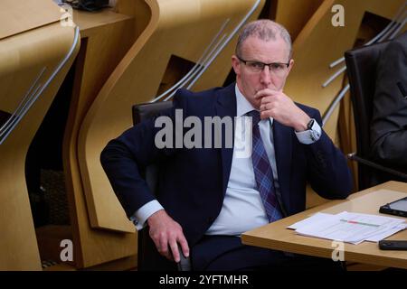 Edinburgh Schottland, Vereinigtes Königreich 05. November 2024. Michael Matheson MSP im schottischen Parlament. Credit sst/alamy Live News Stockfoto