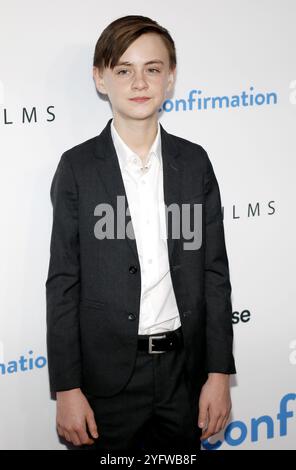 Jaeden Lieberher bei der Premiere von „The Confirmation“ in Los Angeles am 15. März 2016 im NeueHouse in Hollywood, USA. Stockfoto