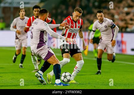 Eindhoven, Niederlande. November 2024. EINDHOVEN, 11.05.2024, Philips Stadion. Niederländischer Fußball. Champions League, Saison 2024/2025. Beschreibung: Pro Shots/Alamy Live News Stockfoto