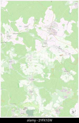 Laubach, Regierungsbezirk Kassel, DE, Deutschland, Hessen, n 51 28' 30''', N 9 2' 13'', Karte, Cartascapes Map, veröffentlicht 2024. Erkunden Sie Cartascapes, eine Karte, die die vielfältigen Landschaften, Kulturen und Ökosysteme der Erde enthüllt. Reisen Sie durch Zeit und Raum und entdecken Sie die Verflechtungen der Vergangenheit, Gegenwart und Zukunft unseres Planeten. Stockfoto