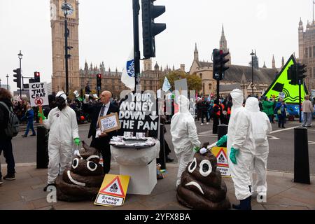 The March for Clean Water, London, UK, 3. November 2024 Stockfoto