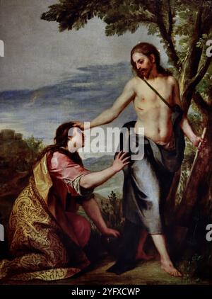 Christus erscheint Maria Magdalena als Gärtner (Noli me Tangere) 1601-1667 von Alonso Cano, Granada, 1601 – Granada, 1667 Spanien, Spanisch, ( Museum für schöne Kunst Budapest ) Stockfoto