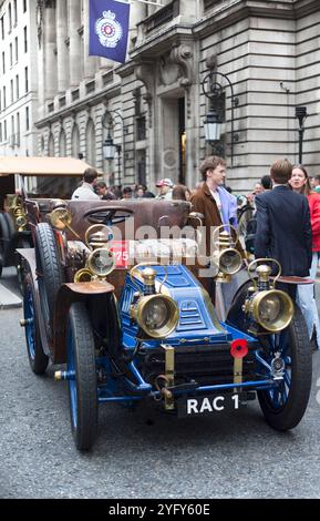 1901 Mors Concours RAC. St James's Motorspektakel 2024 Pall Mall London Stockfoto