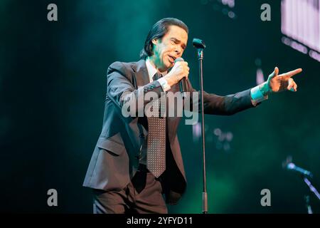 Manchester, England, 5. November 2024. Nick Cave trat in der AO Arena in Manchester auf seiner The Wild God Tour auf. Quelle: Izzy Clayton/Alamy Live News Stockfoto