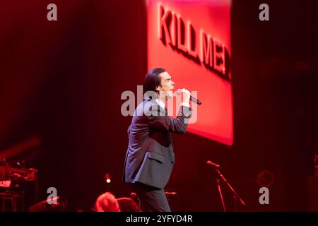 Manchester, England, 5. November 2024. Nick Cave trat in der AO Arena in Manchester auf seiner The Wild God Tour auf. Quelle: Izzy Clayton/Alamy Live News Stockfoto