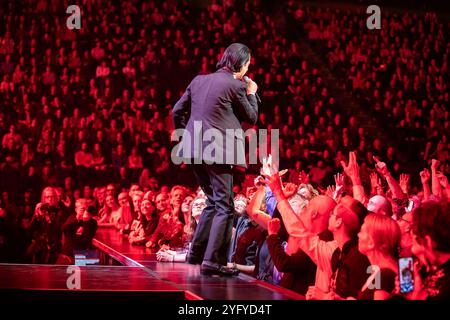 Manchester, England, 5. November 2024. Nick Cave trat in der AO Arena in Manchester auf seiner The Wild God Tour auf. Quelle: Izzy Clayton/Alamy Live News Stockfoto