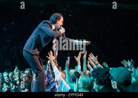 Manchester, England, 5. November 2024. Nick Cave trat in der AO Arena in Manchester auf seiner The Wild God Tour auf. Quelle: Izzy Clayton/Alamy Live News Stockfoto