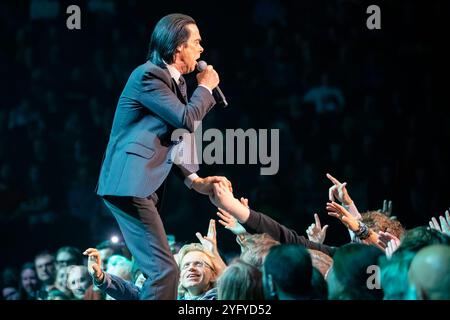 Manchester, England, 5. November 2024. Nick Cave trat in der AO Arena in Manchester auf seiner The Wild God Tour auf. Quelle: Izzy Clayton/Alamy Live News Stockfoto