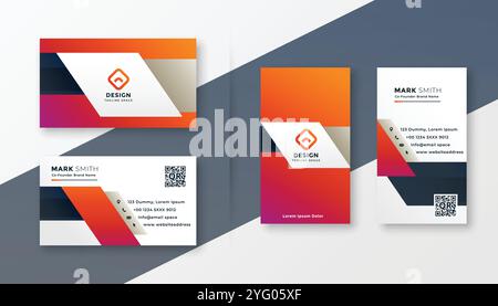 Elegante und moderne Business card Template Stock Vektor