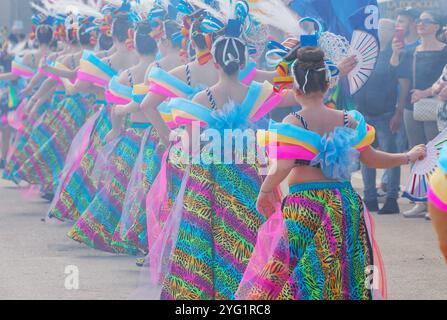 Karneval, Sciacca, Landkreis Agrigento, Sizilien, Italien Stockfoto