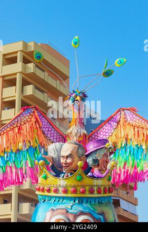 Karneval, Sciacca, Landkreis Agrigento, Sizilien, Italien Stockfoto