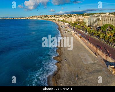 FRANKREICH, FRANZÖSISCHE RIVIERA. ALPES-MARITIMES (06) SCHÖN. PROMENADE DES ANGLAIS Stockfoto