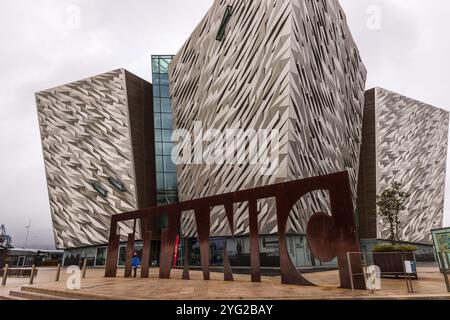 NORTH IRELAND, BELFAST, TITANIC MUSEUM BELFAST Stockfoto