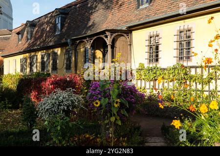Garten und Haus von Johann Wolfgang von Goethe, Weimar, Deutschland Stockfoto