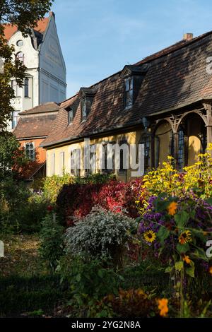 Garten und Haus von Johann Wolfgang von Goethe, Weimar, Deutschland Stockfoto