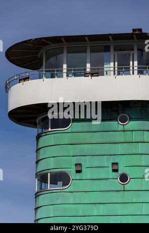 Knippelsbro Tower, Knippel Klappbrücke über den Innenhafen in Christianshavn, Kopenhagen, Dänemark Stockfoto