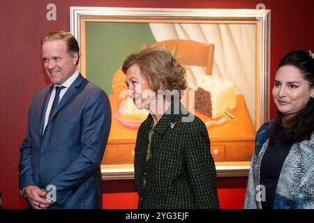 Königin Sofia von Spanien, Teilnahme am Sophia Award for Excellence 2024 und 70. Jahrestag des Queen Sofia Spanish Institute, New York, USA. November 2024. Quelle: CORDON PRESS/Alamy Live News Stockfoto