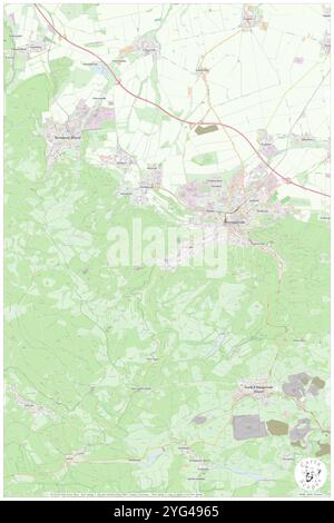 Wernigerode, DE, Deutschland, Sachsen-Anhalt, N 51 50' 11'', N 10 46' 55''', Karte, Kartenausgabe 2024. Erkunden Sie Cartascapes, eine Karte, die die vielfältigen Landschaften, Kulturen und Ökosysteme der Erde enthüllt. Reisen Sie durch Zeit und Raum und entdecken Sie die Verflechtungen der Vergangenheit, Gegenwart und Zukunft unseres Planeten. Stockfoto