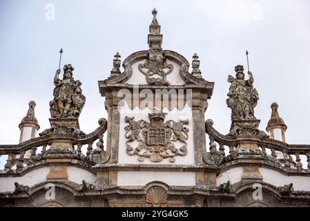 Villa Real, Portugal - 30. Mai 2024 - schöner barocker Mateus Palast in der Nähe der Stadt Villa Real, Portugal Stockfoto