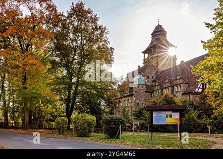 Das Schloss Wommen in Hessen Stockfoto