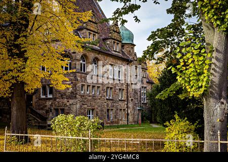 Das Schloss Wommen in Hessen Stockfoto