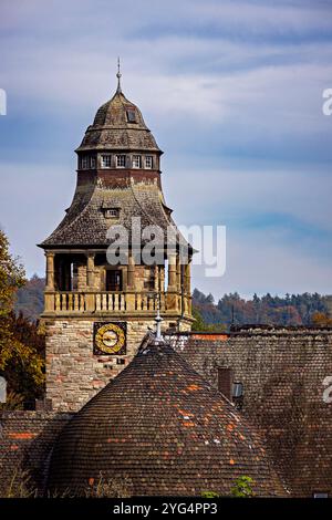 Das Schloss Wommen in Hessen Stockfoto