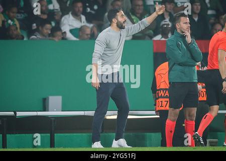 Ruben AMORIM von Sporting während des Fußballspiels UEFA Champions League, League Phase MD4 zwischen Sporting CP und Manchester City am 5. November 2024 im Estadio Jose Alvalade in Lissabon, Portugal Stockfoto