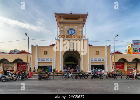 Ben-Thanh-Markt in Ho-Chi-Minh-Stadt, Vietnam Stockfoto