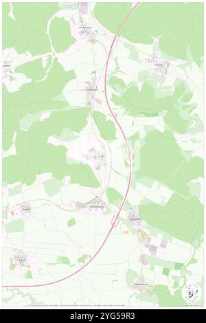 Burg Bibra, DE, Deutschland, Thüringen, N 50 28' 14''', N 10 26' 24''', Karte, Kartenausgabe 2024. Erkunden Sie Cartascapes, eine Karte, die die vielfältigen Landschaften, Kulturen und Ökosysteme der Erde enthüllt. Reisen Sie durch Zeit und Raum und entdecken Sie die Verflechtungen der Vergangenheit, Gegenwart und Zukunft unseres Planeten. Stockfoto