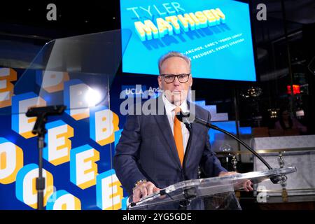 Tyler Mathisen während der Gerald Loeb Awards 2024, die von der UCLA Anderson verliehen wurden, die am Donnerstag, 10. Oktober 2024 im Rainbow Room in New York City, New York, USA, verliehen wurden. Quelle: Jennifer Graylock-Graylock.com Stockfoto