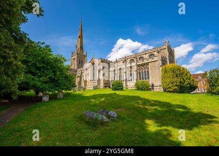 St. Johannes der Täufer mit unserer Lieben Frau und St. Laurence, Thaxted Parish Church Stockfoto