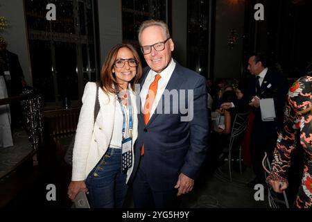 Jo Mathisen, Tyler Mathisen während der Gerald Loeb Awards 2024, die von UCLA Anderson verliehen wurden, im Rainbow Room in New York City, New York, USA, am Donnerstag, 10. Oktober 2024. Quelle: Jennifer Graylock-Graylock.com Stockfoto