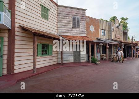 Santa Catarina, Brasilien - 12. November 2020: Fort Alamo - Old West im Beto Carrero World Freizeitpark Stockfoto