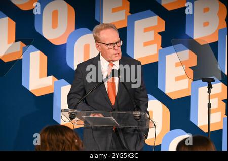 Tyler Mathisen während der Gerald Loeb Awards 2024, die von der UCLA Anderson verliehen wurden, die am Donnerstag, 10. Oktober 2024 im Rainbow Room in New York City, New York, USA, verliehen wurden. Quelle: Jennifer Graylock-Graylock.com Stockfoto