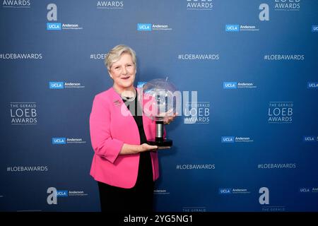 Diana Henriques während der Gerald Loeb Awards 2024, die von der UCLA Anderson verliehen wurden, die am Donnerstag, 10. Oktober 2024 im Rainbow Room in New York City, New York, USA, ausgetragen wurden. Quelle: Jennifer Graylock-Graylock.com Stockfoto