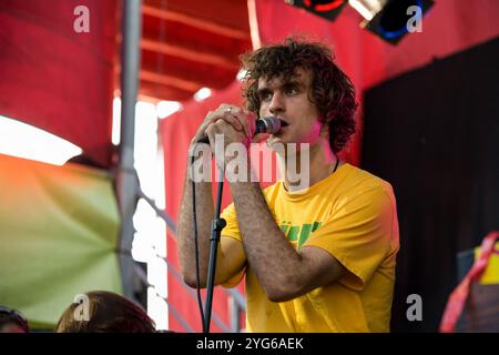 Reverend and the Makers in Bar M, 1. September 2007, San Antonio, Ibiza, Spanien. Stockfoto