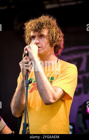 Reverend and the Makers in Bar M, 1. September 2007, San Antonio, Ibiza, Spanien. Stockfoto