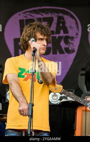 Reverend and the Makers in Bar M, 1. September 2007, San Antonio, Ibiza, Spanien. Stockfoto