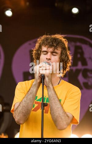 Reverend and the Makers in Bar M, 1. September 2007, San Antonio, Ibiza, Spanien. Stockfoto