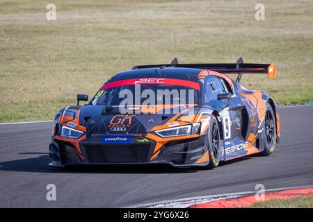 Peter Erceg / Marcus Clutton PB Racing von JMH Audi GT3 während des British Endurance Championship Rennens 2024 in Snetterton, Norfolk, UK Stockfoto