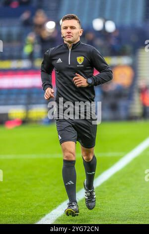 KEVIN CLANCY, professioneller schottischer Fußballschiedsrichter, Stockfoto