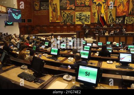 PLENARTAGUNG DER VERSAMMLUNG UND MONICA PALACIOS Quito, Mittwoch, 6. Oktober 2024 PLENARTAGUNG DER Versammlung in Sitzung 977, zur Erörterung der ersten Aussprache über den Entwurf eines Gesetzes über die Anerkennung der Nationalhelden, im Legislativpalast Fotos API Rolando Enriquez Quito Pichincha Ecuador POL PLENARTAGUNG DER VERSAMMLUNG UND MONICA PALACIOS d6e55b1b804a3edae900b43ba40f75de Copyright: XLANELEXROXROZENRIQUROZENRXRIZENRIQUO Stockfoto